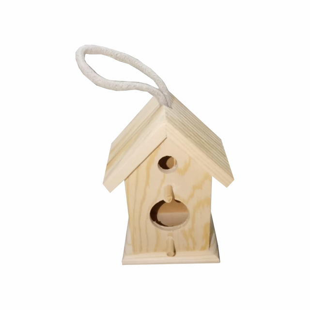 WOOD BIRDHOSUE-SMALL