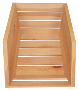 WOOD CRATE STACKABLE