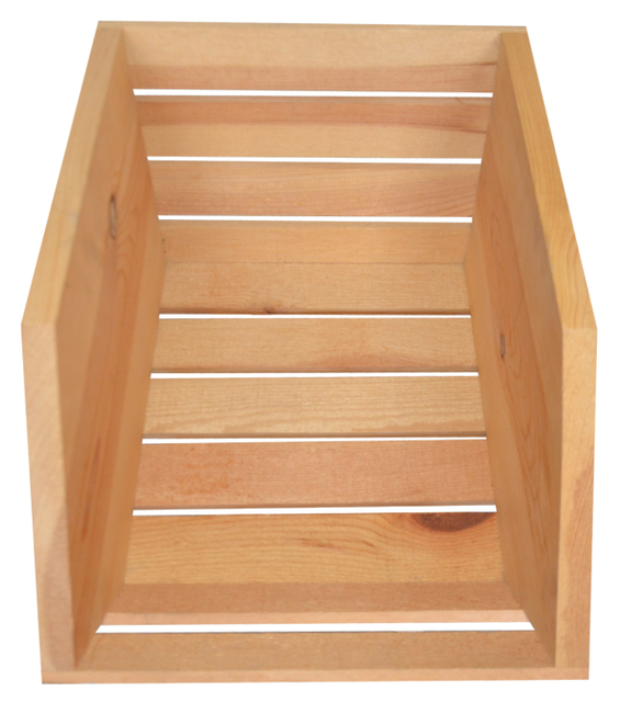 WOOD CRATE STACKABLE