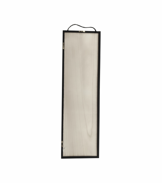 HAL WOOD SIGN BLACK WASH 31X9