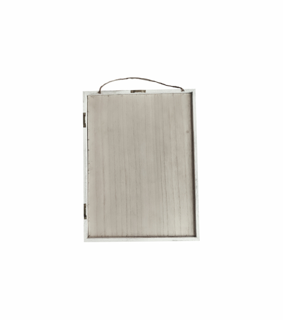 FALL WOOD SIGN WHITE WASH 16X12
