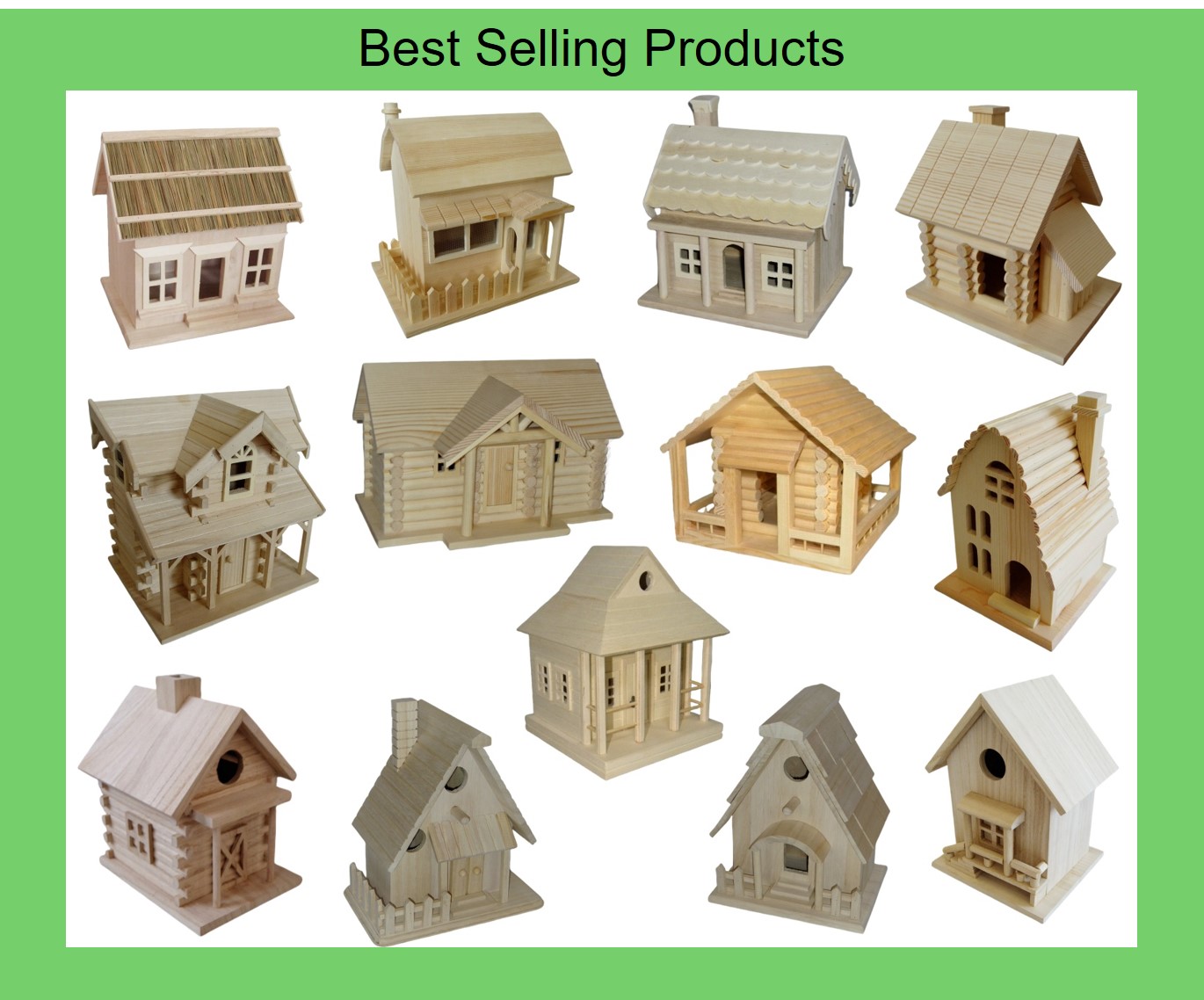 Log Cabin Birdhouse-Best Selling Products