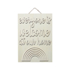 Wood Plaque Welcome
