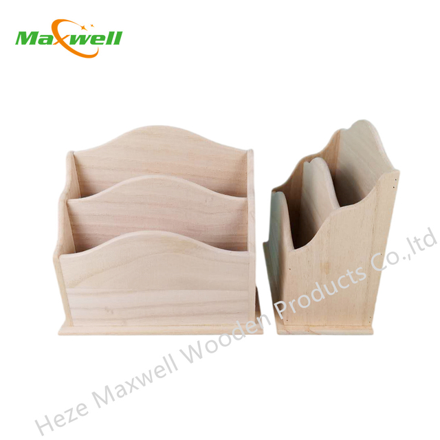Wood Table Collection Box