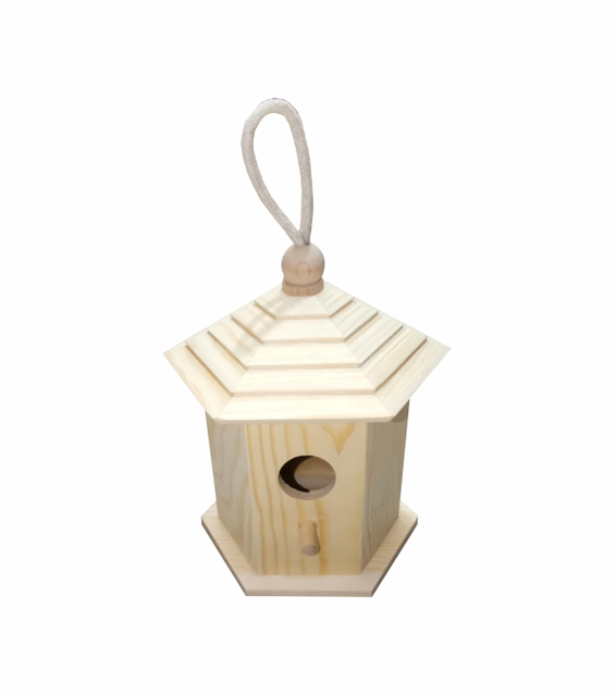 WOOD BIRDHOUSE-LARGE