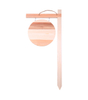 WOOD YARD SIGN ROUND