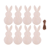 Wood Banner Bunny