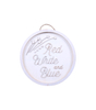 WALL DECOR RED WHITE BLUE ROUND